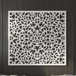 Panel dekoracyjny stalowy Arabesque Maze – geometryczny orientalny wzór