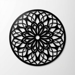 Panel dekoracyjny metalowy – Kwiat Lotosu 5