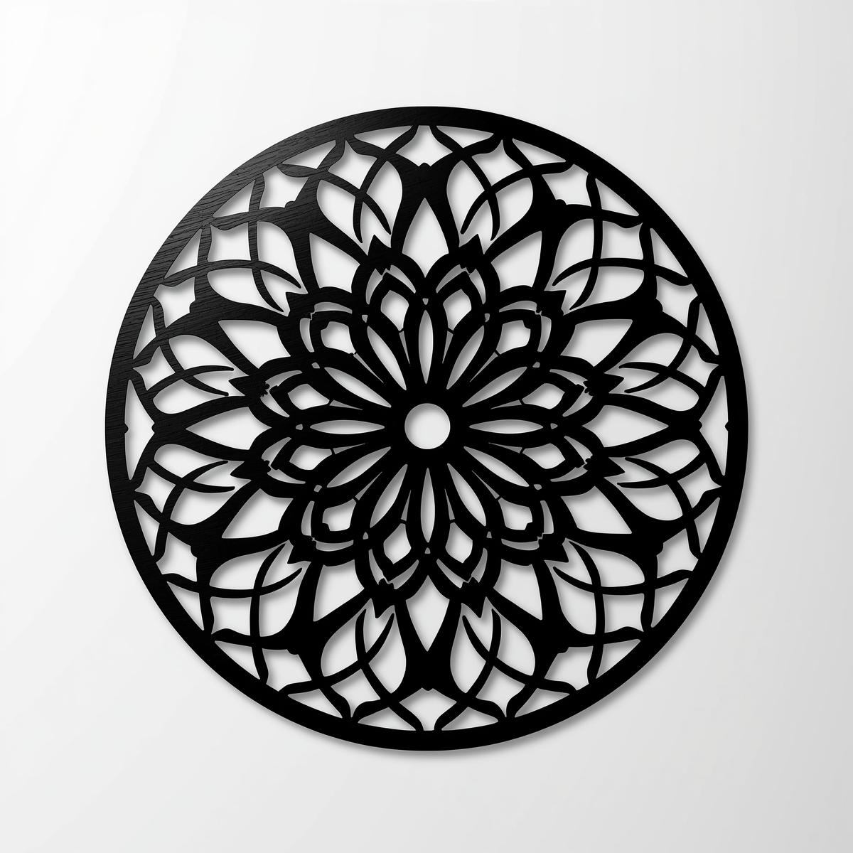 Panel dekoracyjny metalowy – Kwiat Lotosu 5