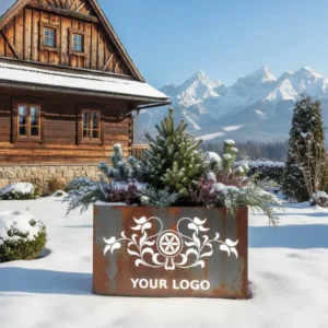 Donica LED Góralska Rozeta z Personalizowanym Logo
