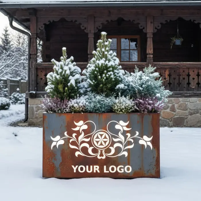 Donica LED Góralska z Podświetlanym Logo