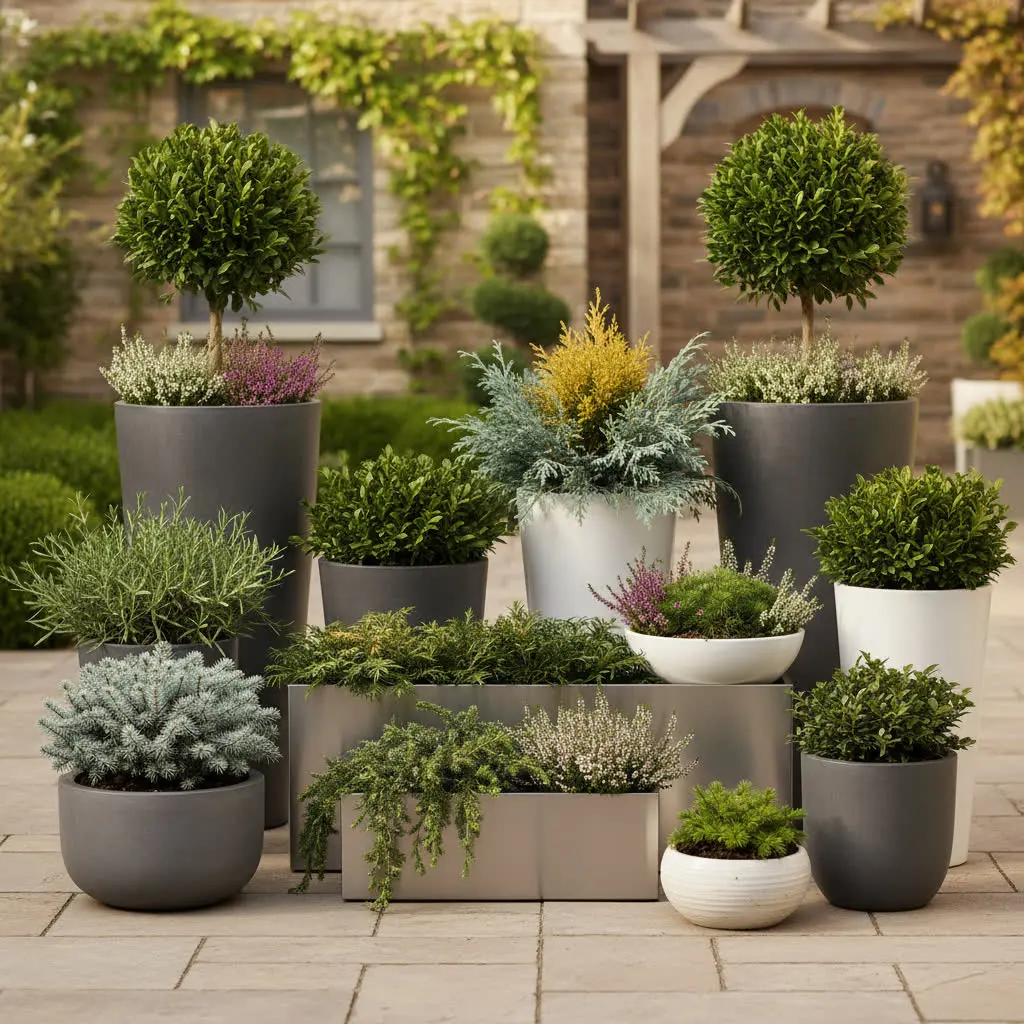 Miniaturowe drzewa i krzewy ozdobne do donic mrozoodpornych