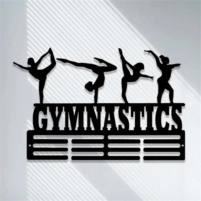 Wieszak na medale gimnastyka GYMNASTICS metalowy