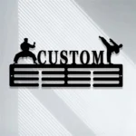 personalizowany wieszak na medale z własnym napisem