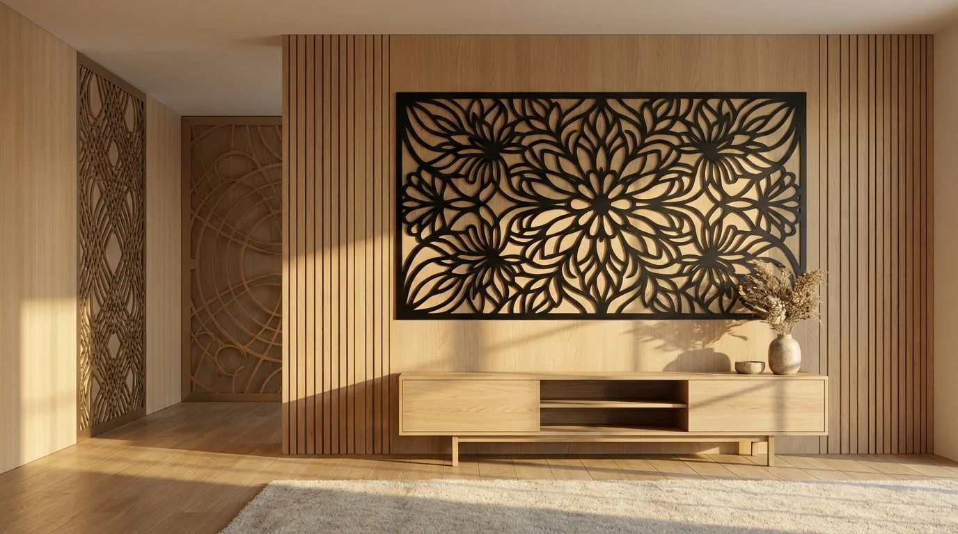 Metalowe panele dekoracyjne na ścianę – Charakter wnętrza