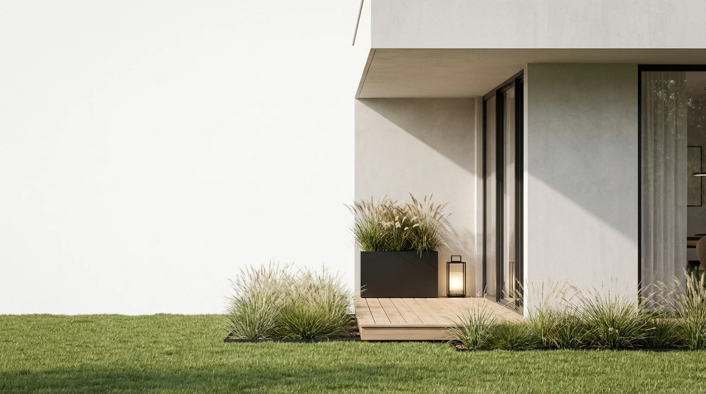 Metamorfozy PRZED/PO w ogrodzie i przy domu – szybka zmiana charakteru przestrzeni dzięki metalowym dekoracjom Donicowo