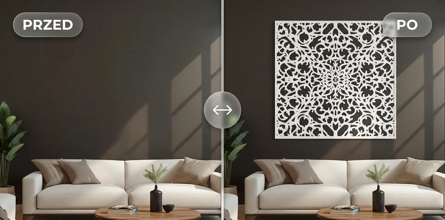 Panel dekoracyjny metalowy jako tło – szybka metamorfoza ściany lub ogrodu dzięki wzorowi i światłocieniowi