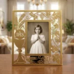 Komunijna Ramka Eucharystyczna – metalowa dekoracja wolnostojąca