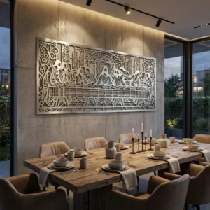 Ostatnia Wieczerza Panorama – metalowa dekoracja ścienna