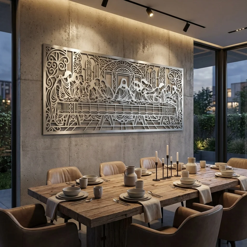 Ostatnia Wieczerza Panorama – metalowa dekoracja ścienna