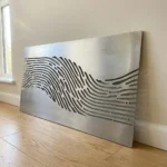 Panel Dekoracyjny Metalowy Flowwave – nowoczesny panel ścienny z falującym wzorem