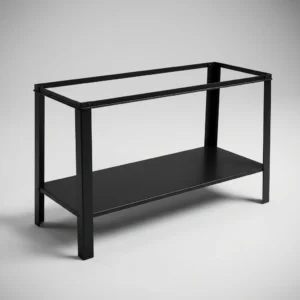 Stelaż do donicy ziołownika czarny 95x40x58 cm
