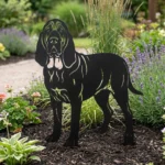 Bloodhound v4 – Dekoracja Ogrodowa Metalowa w ogrodzie