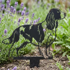 Springer Spaniel angielski v2 – Dekoracja Ogrodowa Metalowa w ogrodzie