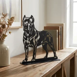 Cane Corso metalowa dekoracja wolnostojąca model 3