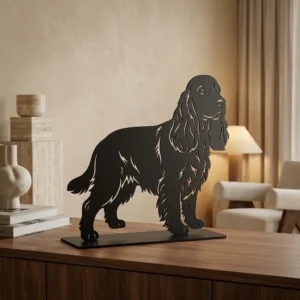 Cocker Spaniel metalowa dekoracja wolnostojąca