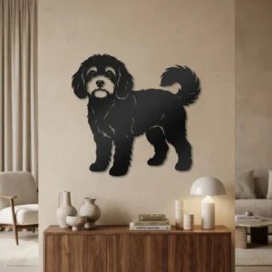 Cavapoo - metalowa dekoracja ścienna