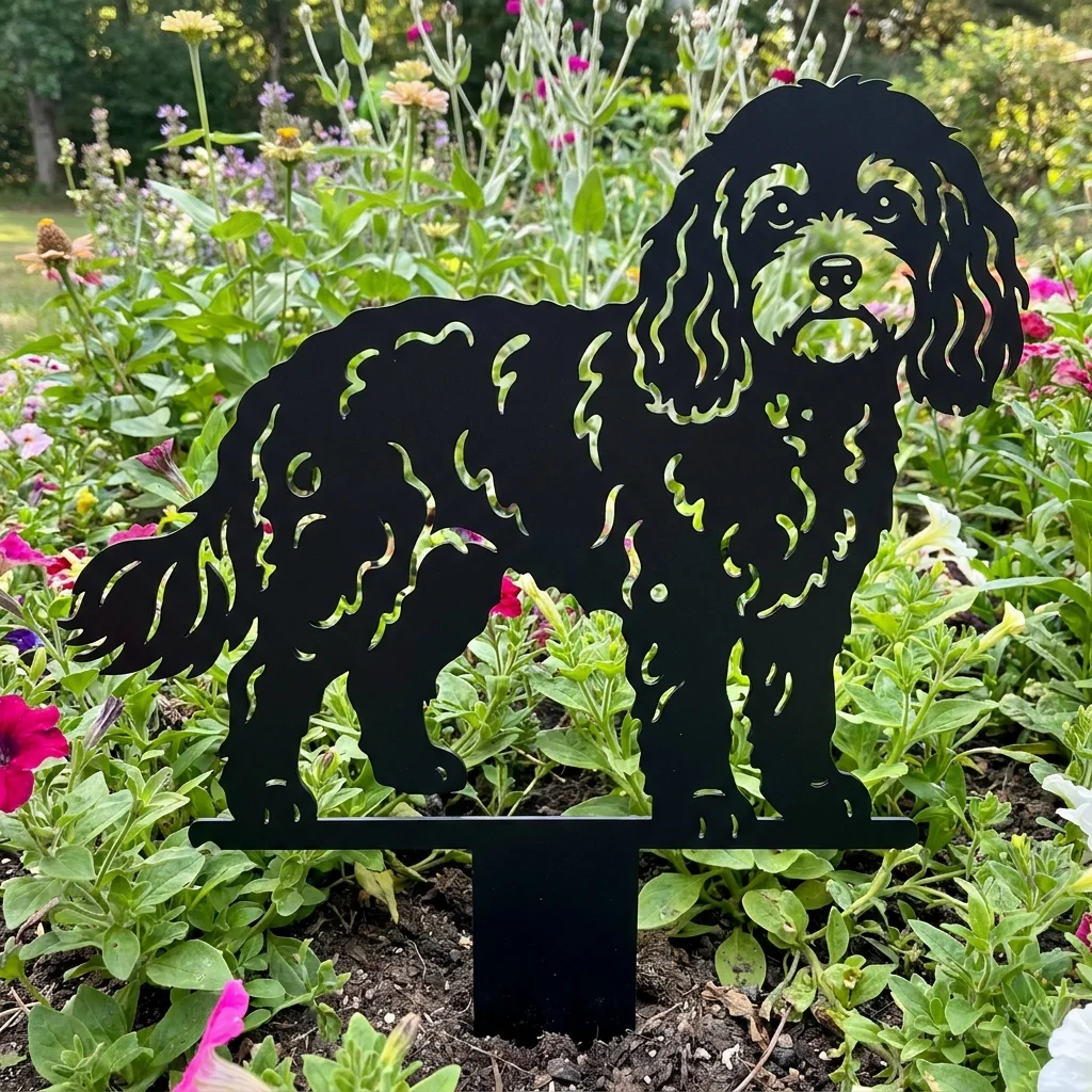 Cavapoo v3 – Dekoracja Ogrodowa Metalowa