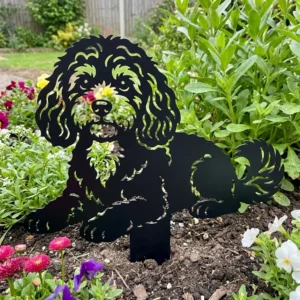 Cavapoo v4 – Dekoracja Ogrodowa Metalowa