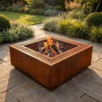 Palenisko ogrodowe Fire Frame 90 × 90 cm – kwadratowe palenisko metalowe