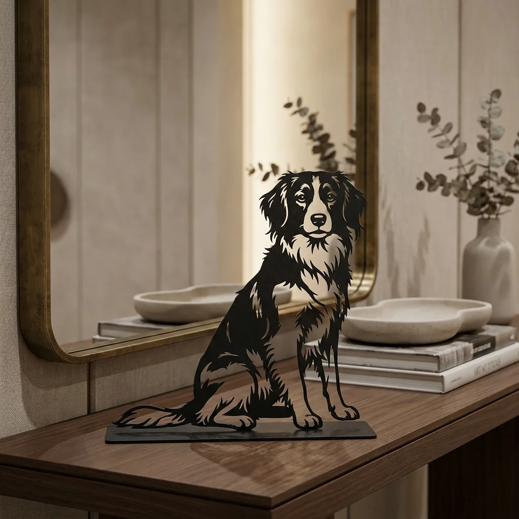 Kooikerhondje metalowa dekoracja wolnostojąca