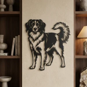 Kooikerhondje v2 - metalowa dekoracja ścienna