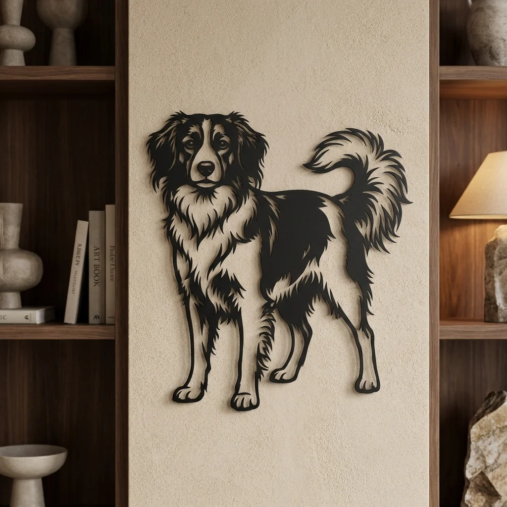 Kooikerhondje v2 - metalowa dekoracja ścienna