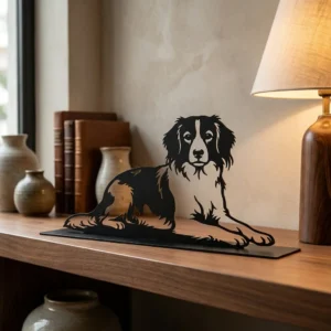 Kooikerhondje metalowa dekoracja wolnostojąca model 3