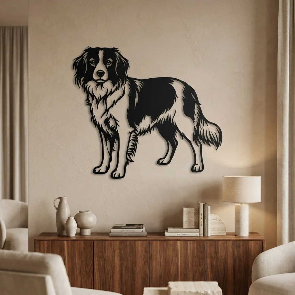 Kooikerhondje v3 - metalowa dekoracja ścienna