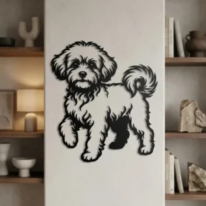 Maltipoo - metalowa dekoracja ścienna