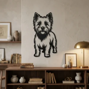 West Highland White Terrier - metalowa dekoracja ścienna